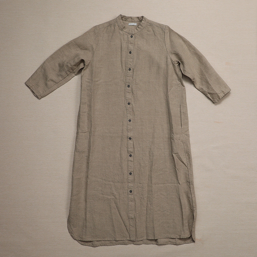 Louise dress in natural linen Louise dress in natural linen