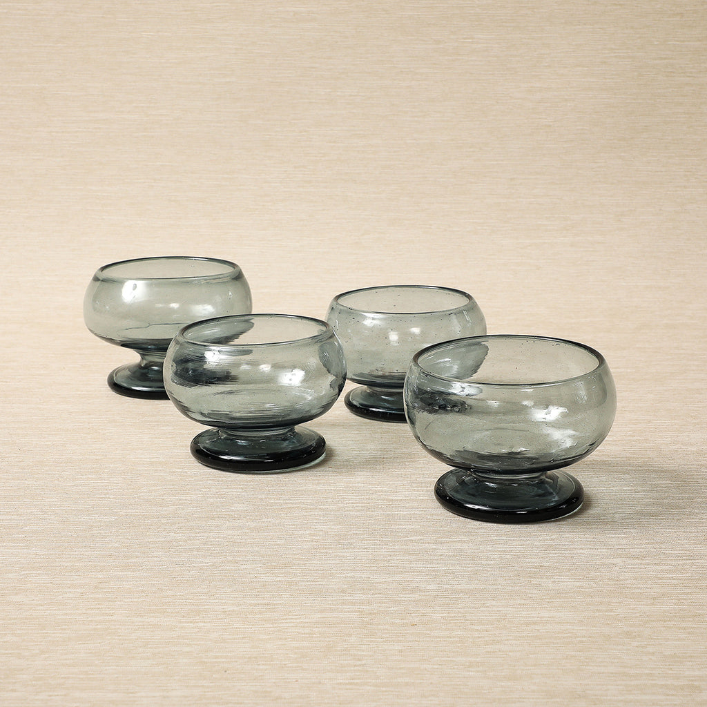 Handblown pilgrim glass bowl