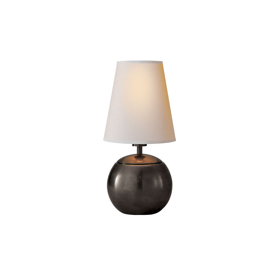 TINY TERRI ACCENT LAMP BRASS - REVIVAL HOME
