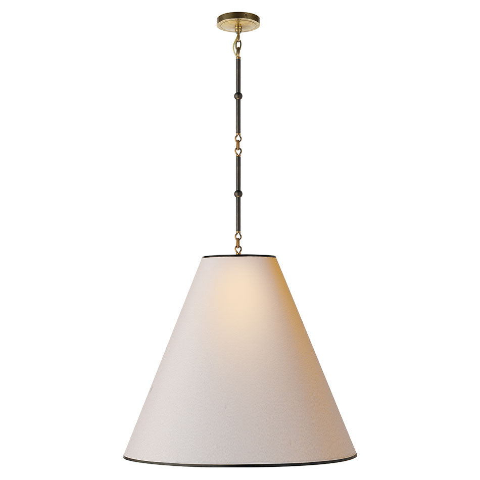 Goodman Large Hanging Lamp with Paper Shade