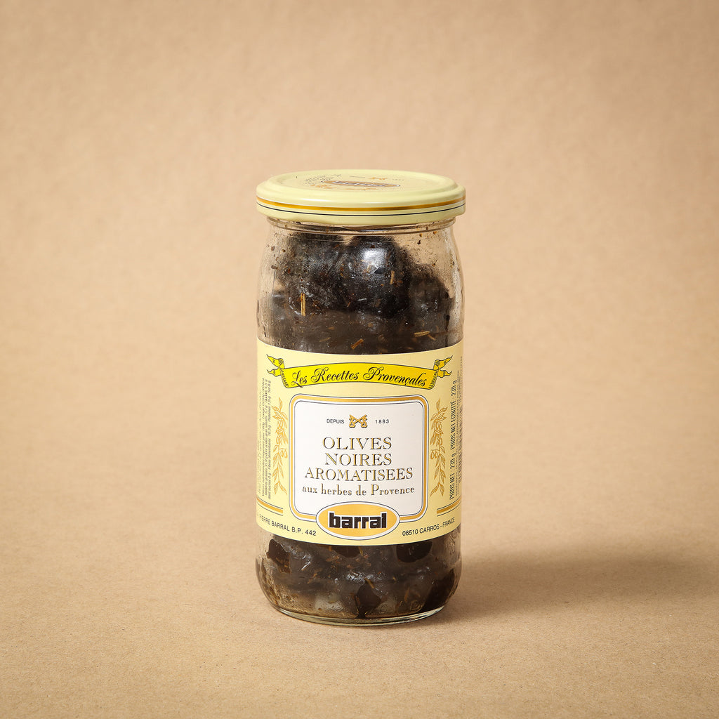 Barral Olives Noires Aromatisees 230g