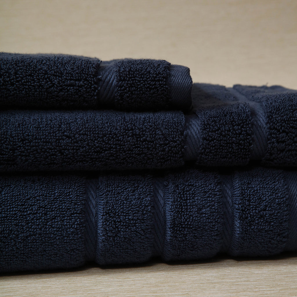 Navy Blue Turkish Cotton Towels