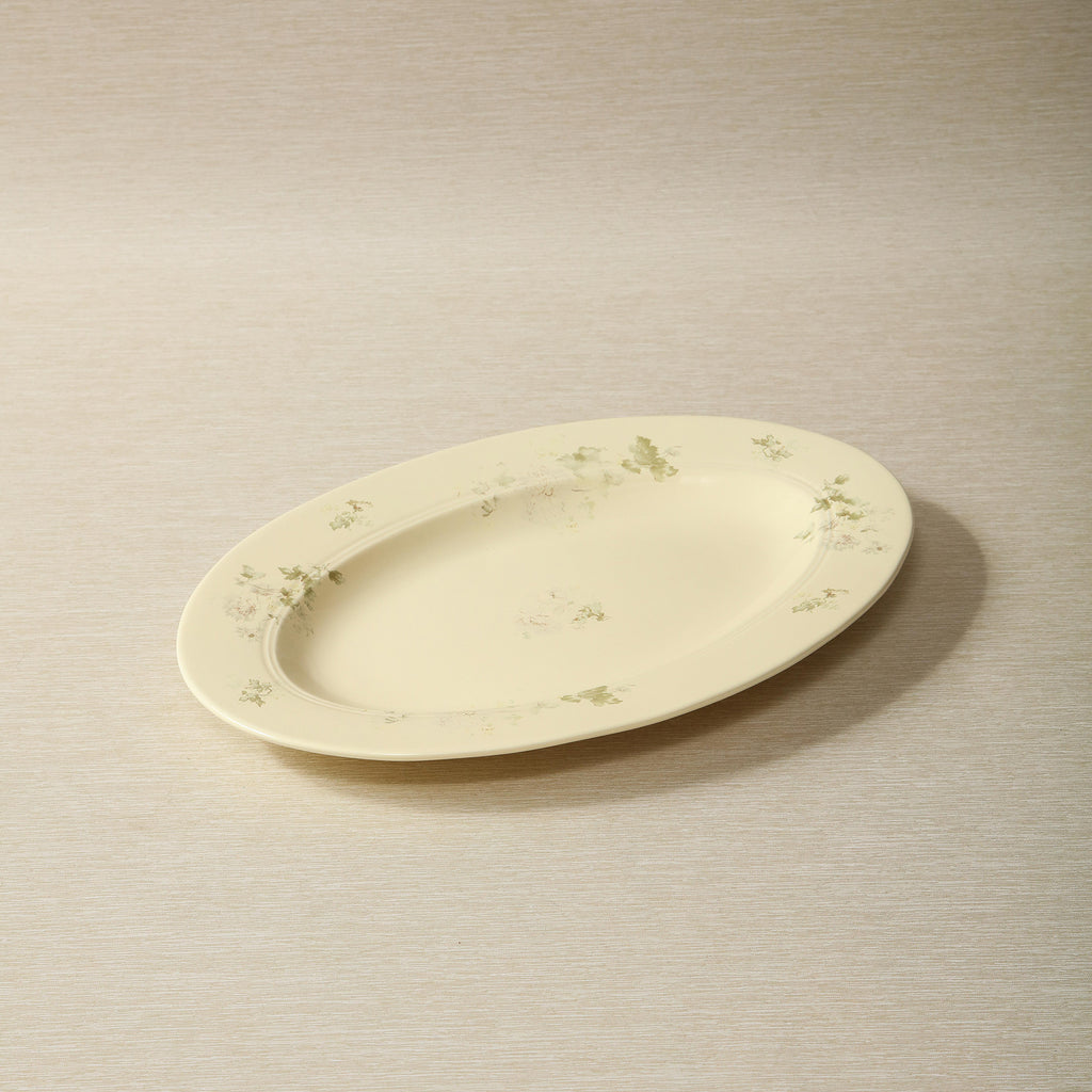 Clair Floral Oval Platter