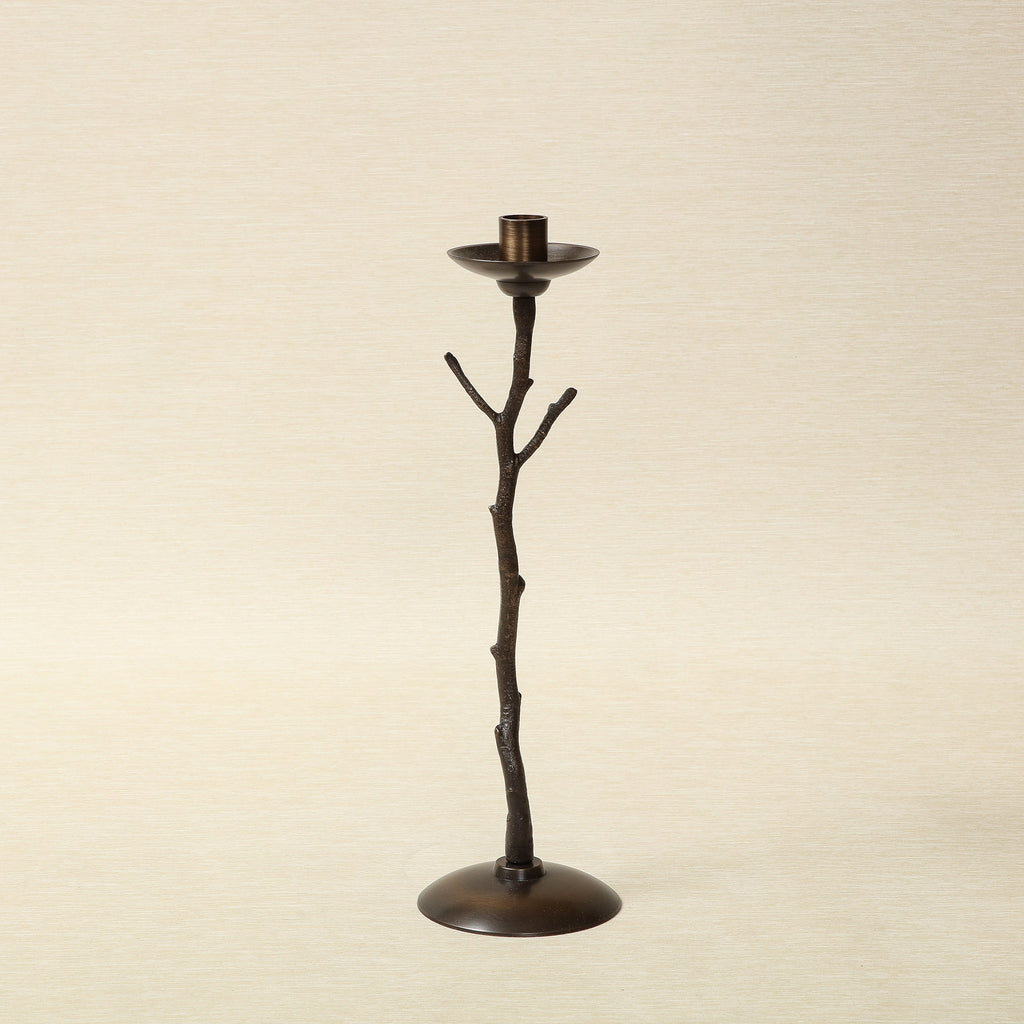 Bronze Branch Candlestick