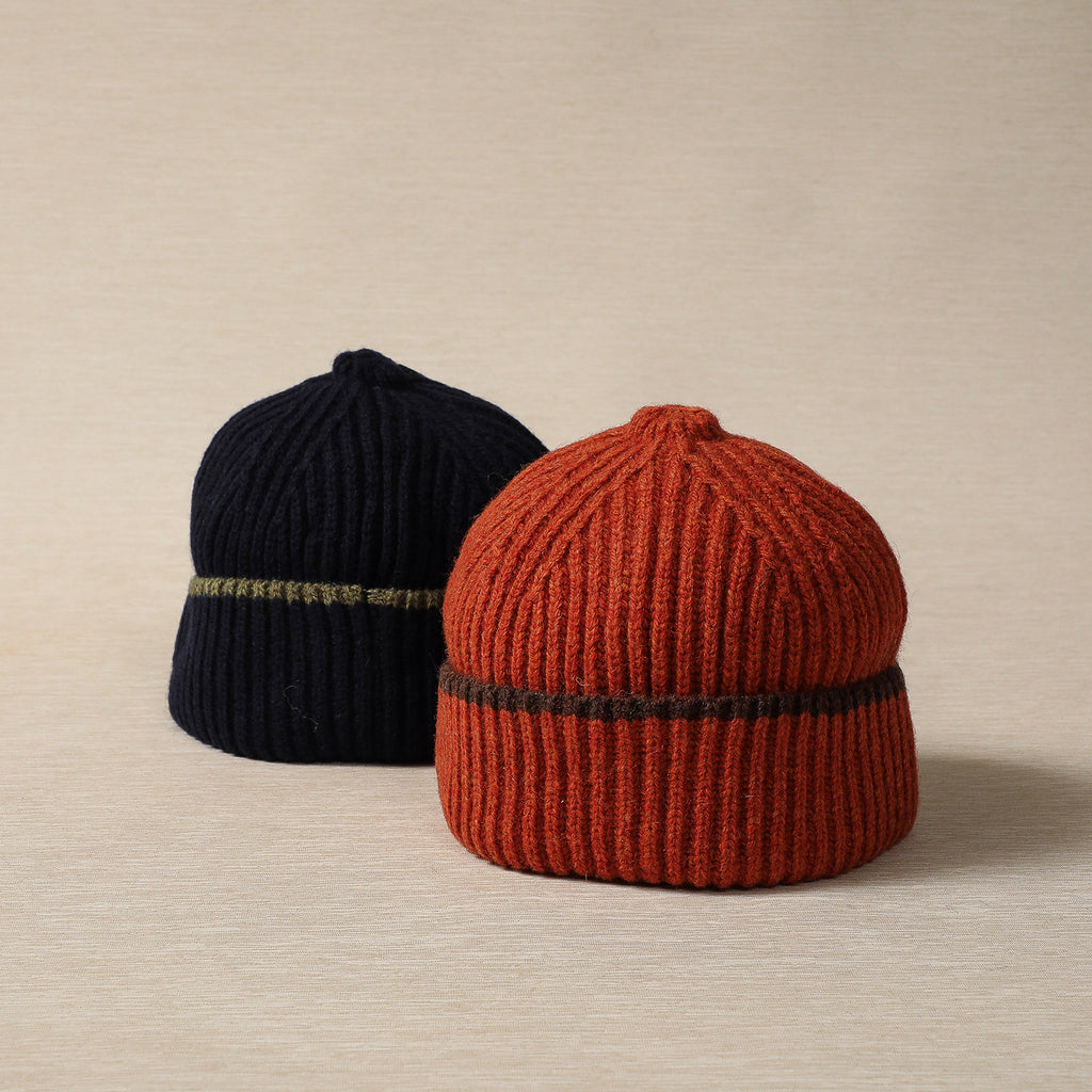 Wool fisherman beanie