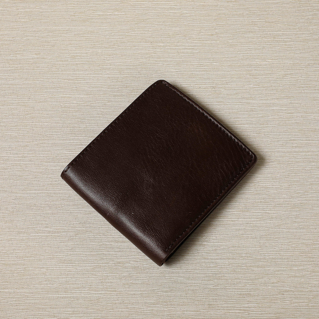 Japanese washed leather wallet