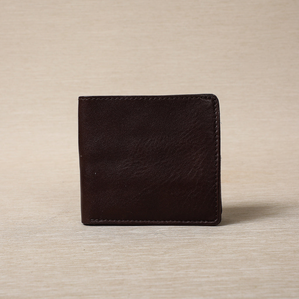 Japanese washed leather wallet