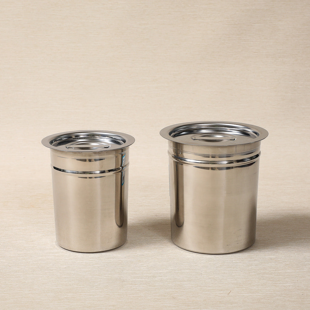 Industrial stainless steel kitchen containers | Copper Beech