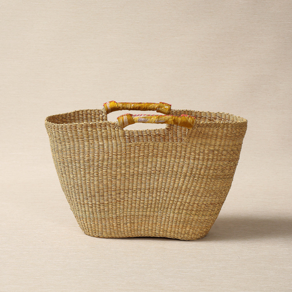 Grass basket tote