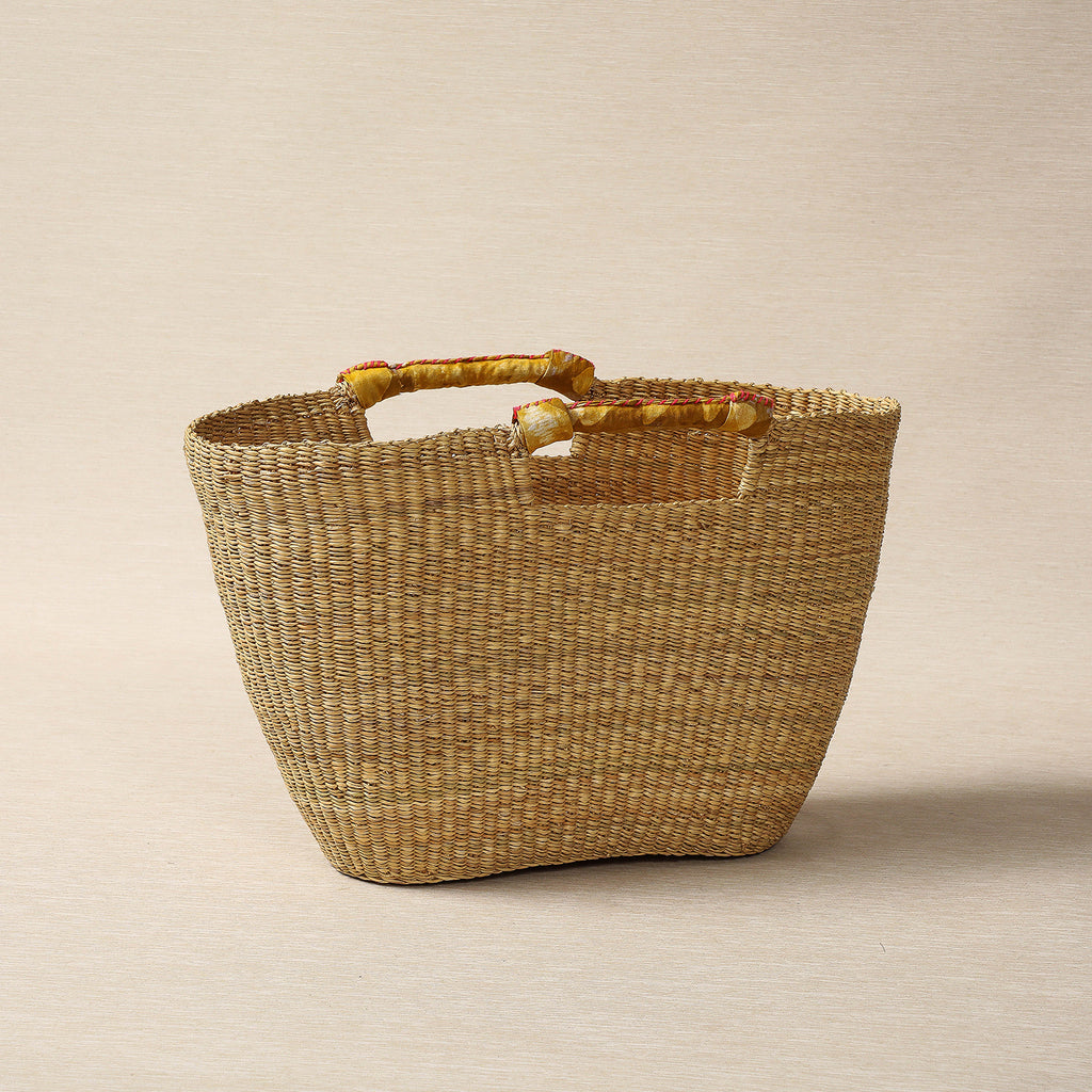 Grass basket tote