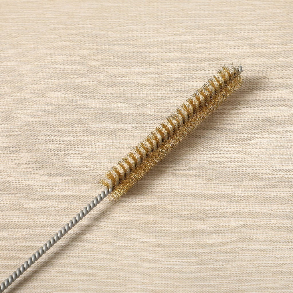 Brass wire cleaning brush