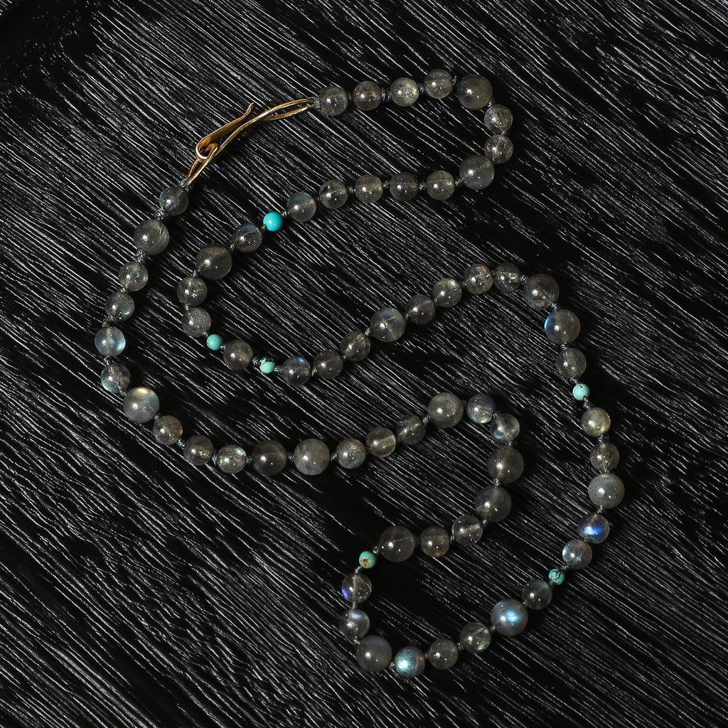 Labrodorite Beaded Necklace