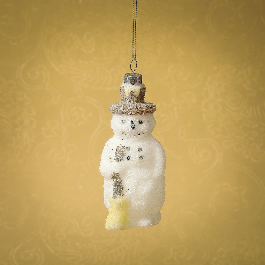 Victorian snowman ornament