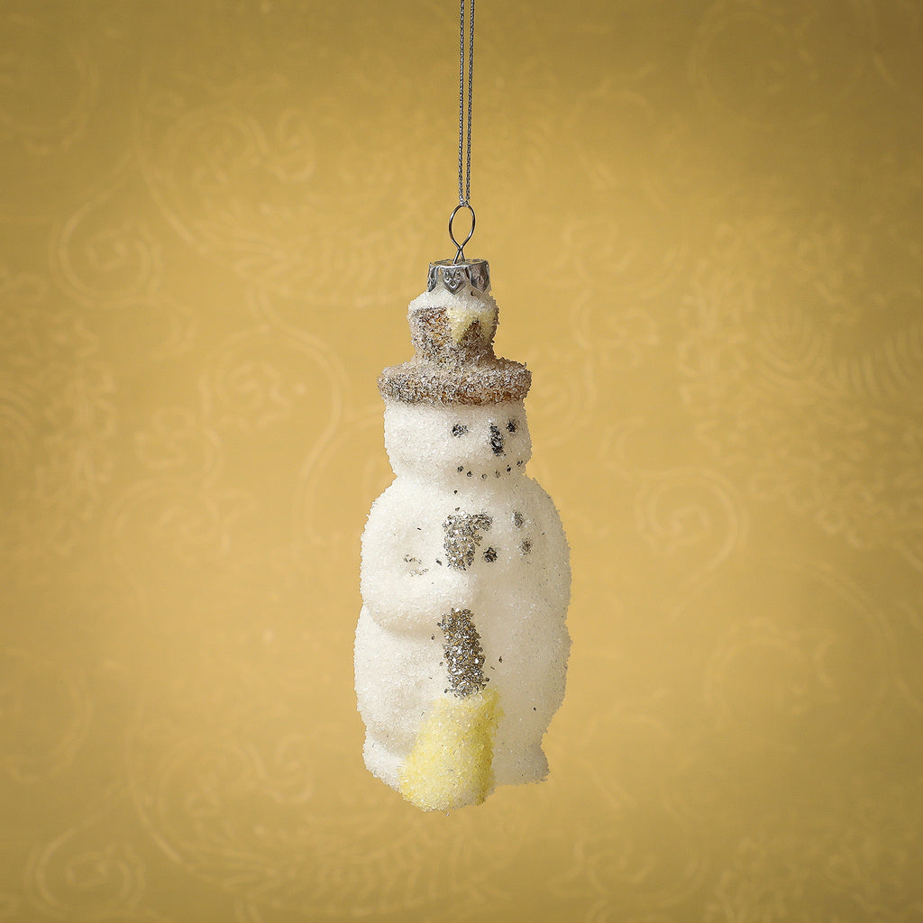 Victorian snowman ornament