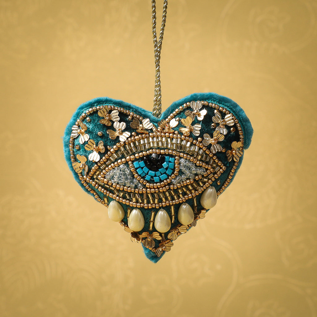 Heart Ojo Ornament