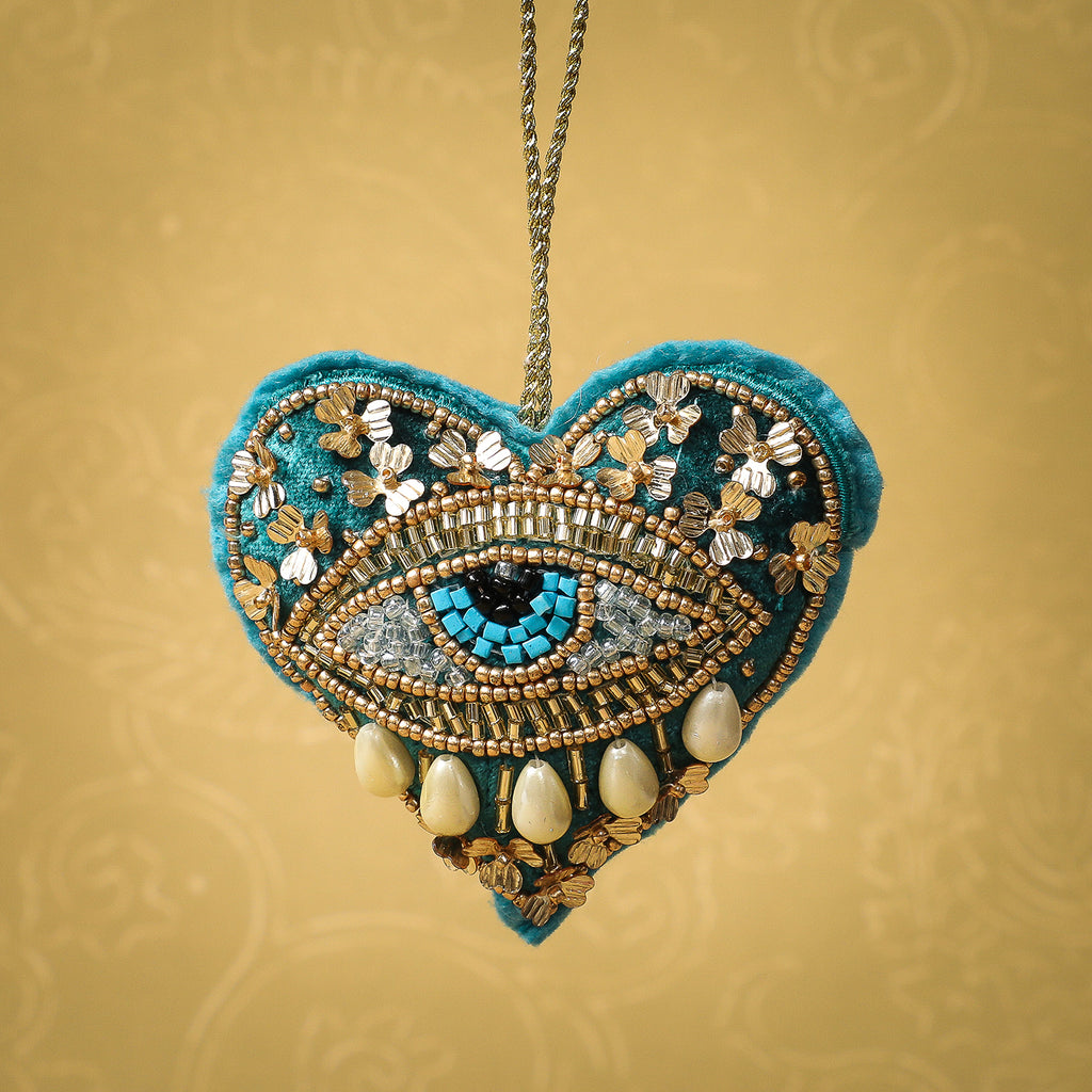 Heart Ojo Ornament
