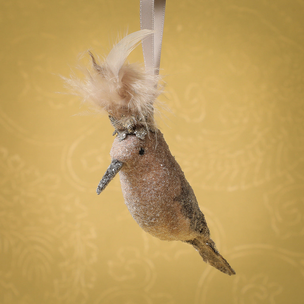 Woodpecker Glitter Ornament