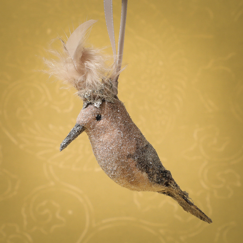 Woodpecker Glitter Ornament