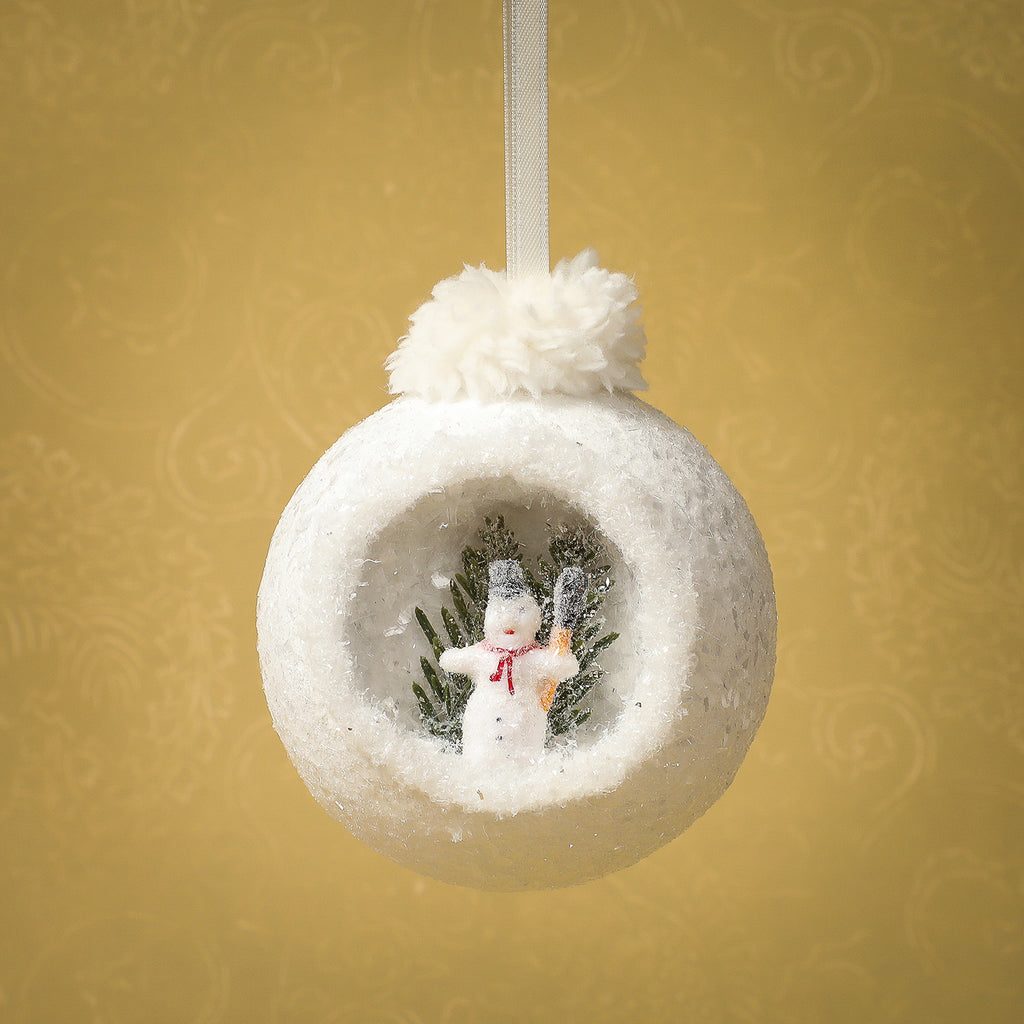 Snowman Peek-A-Boo Ornament