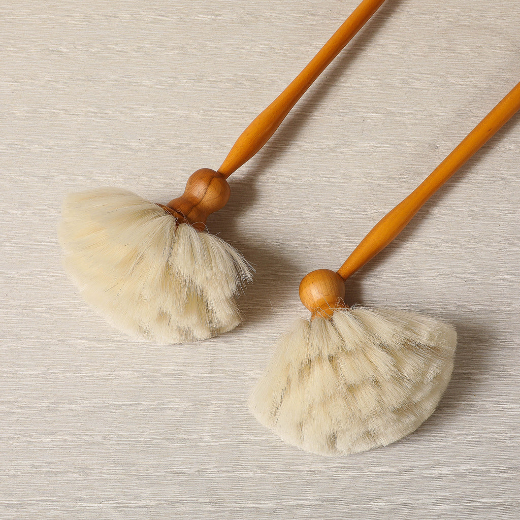 Beech and goat hair dusters