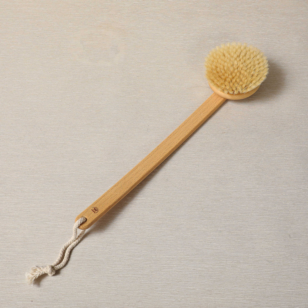 Round head bath brush