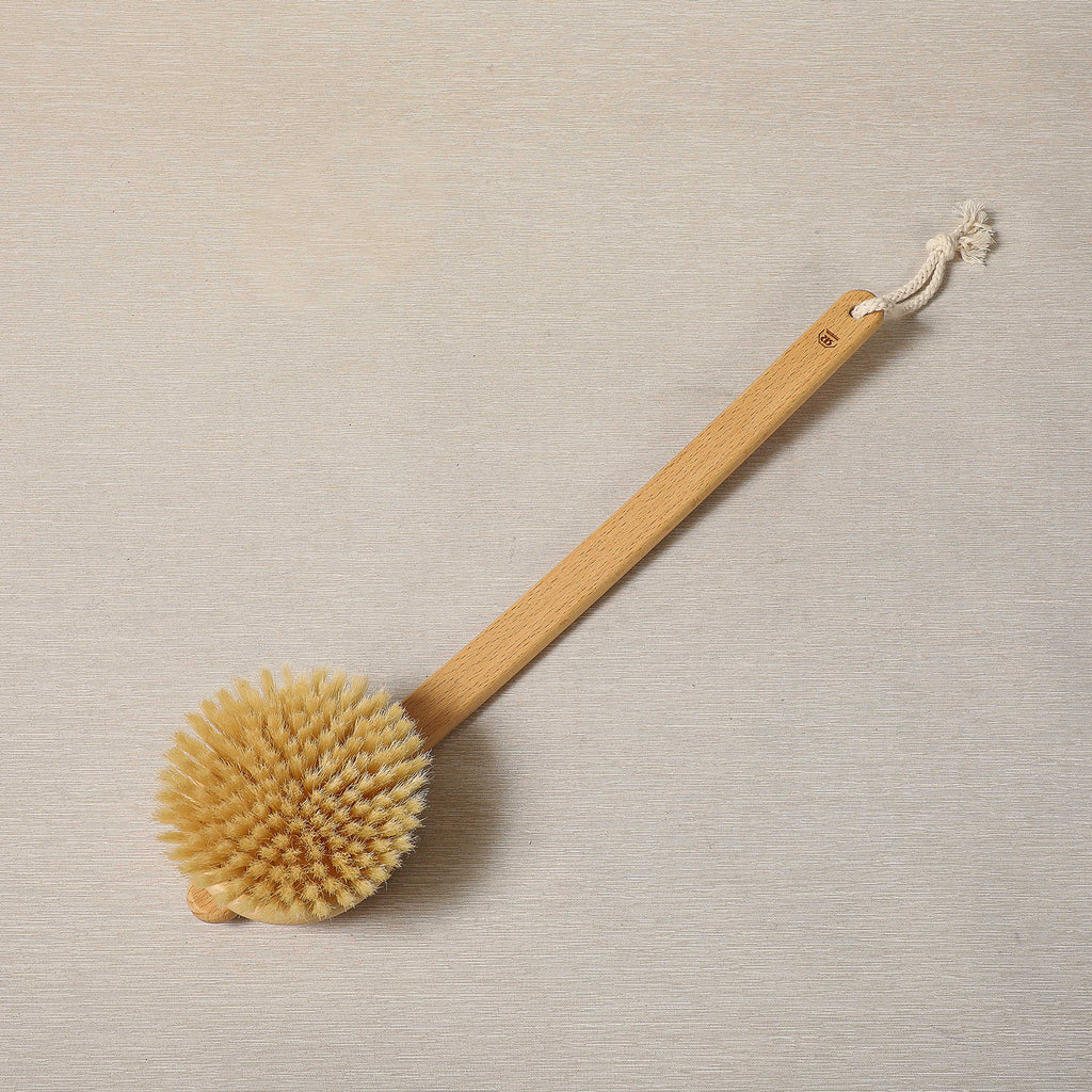 Round head bath brush