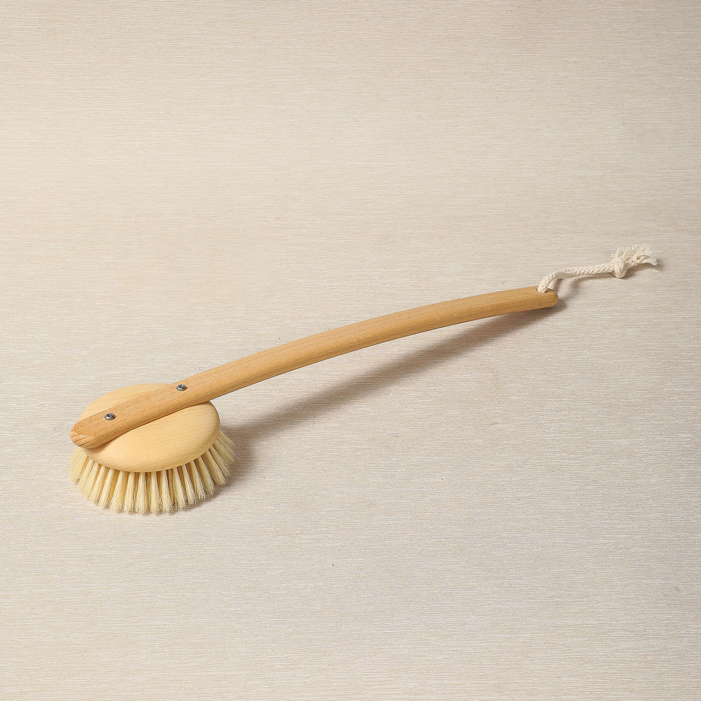 Round head bath brush