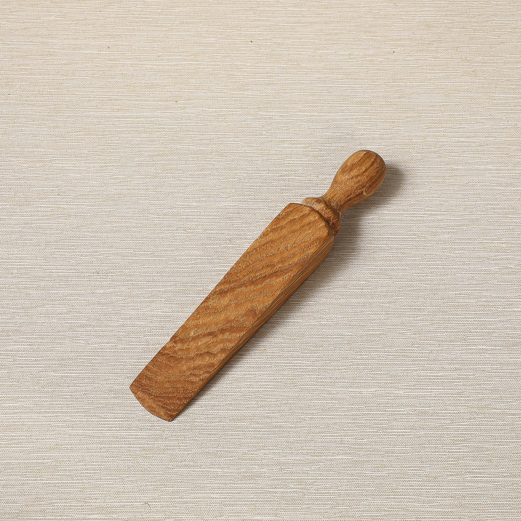 Oiled oak door stop