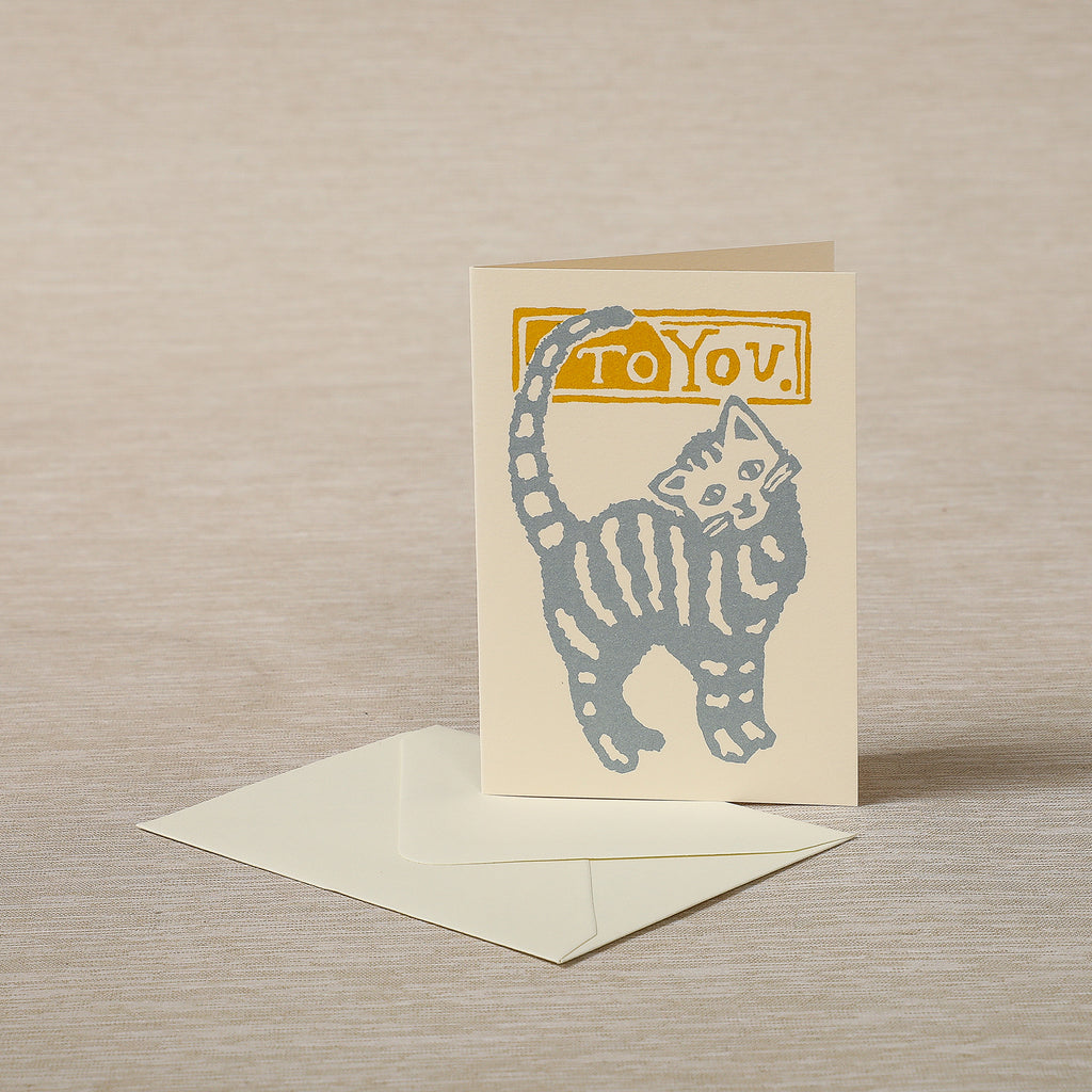 To you, Kitten small notecard