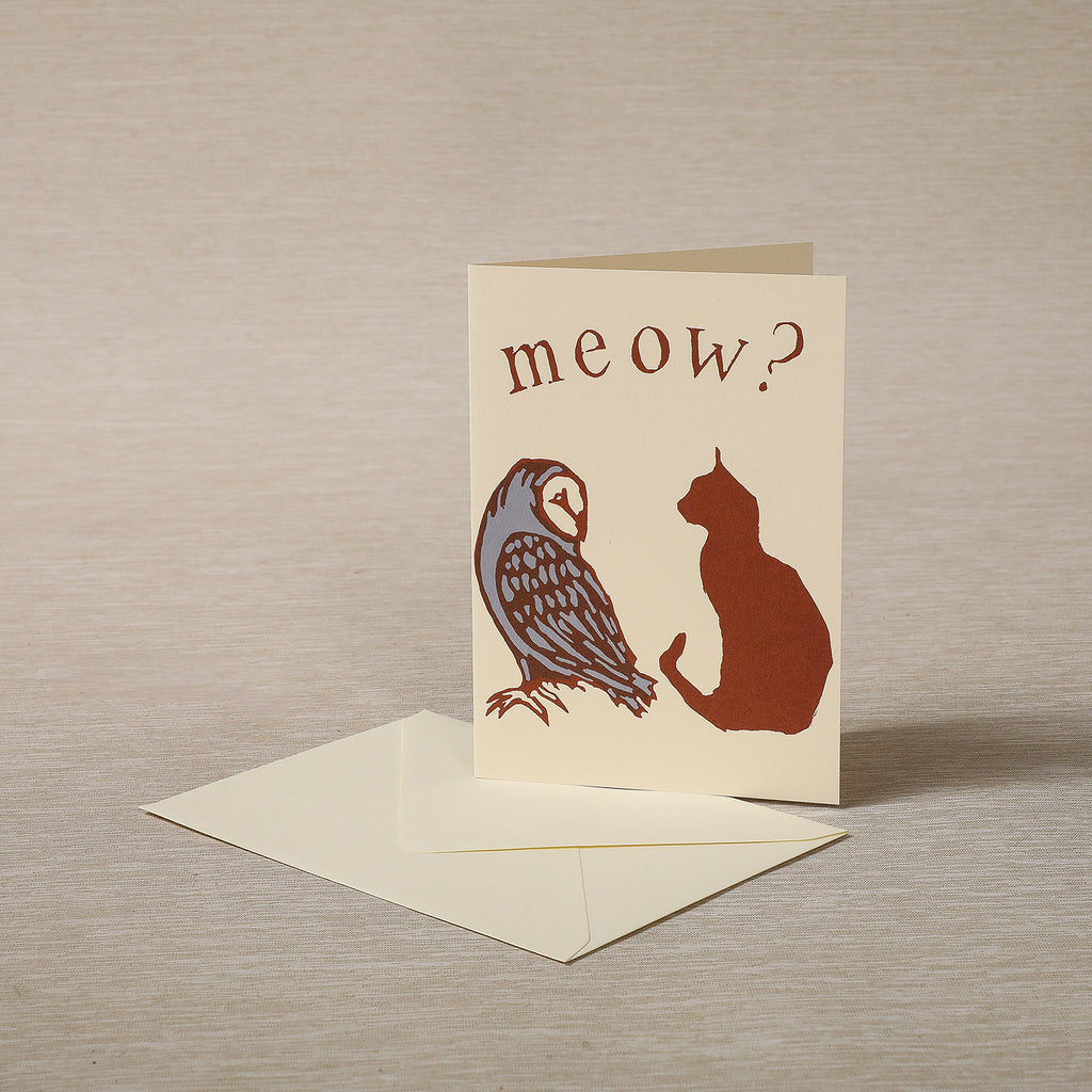 Owl & Pussycat card