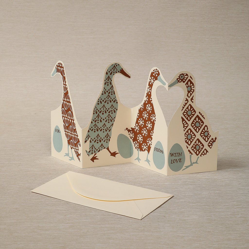 Special Puddle-ducks concertina card