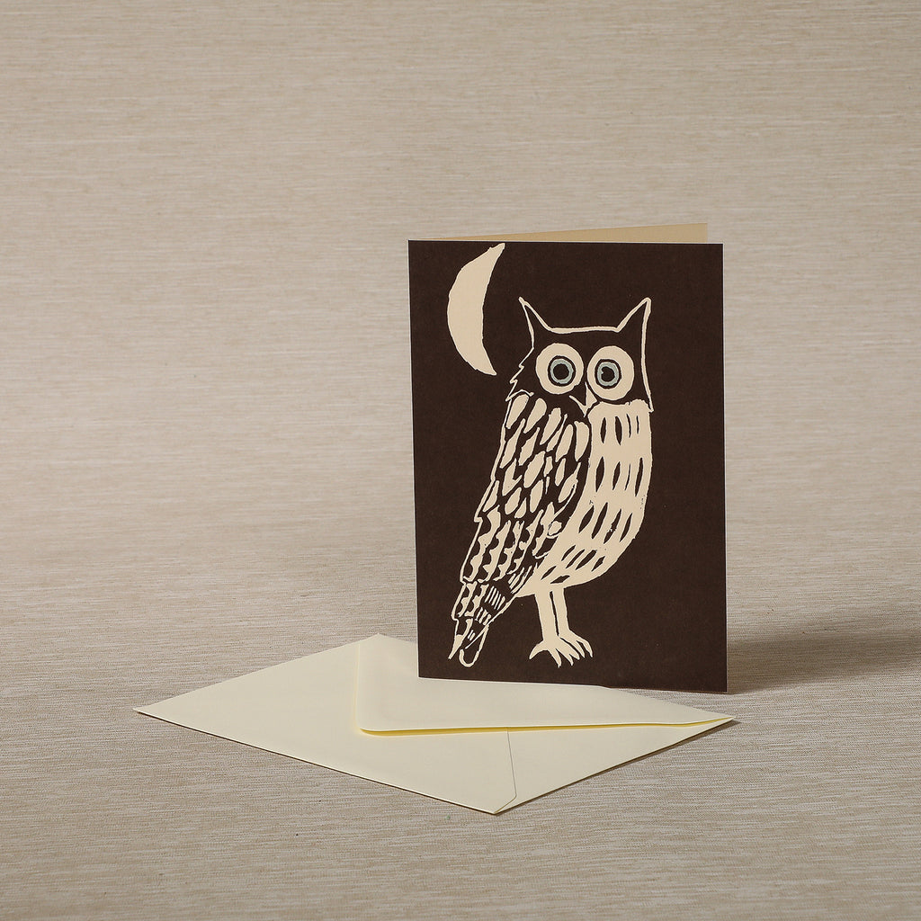 Nighttime Owl Card