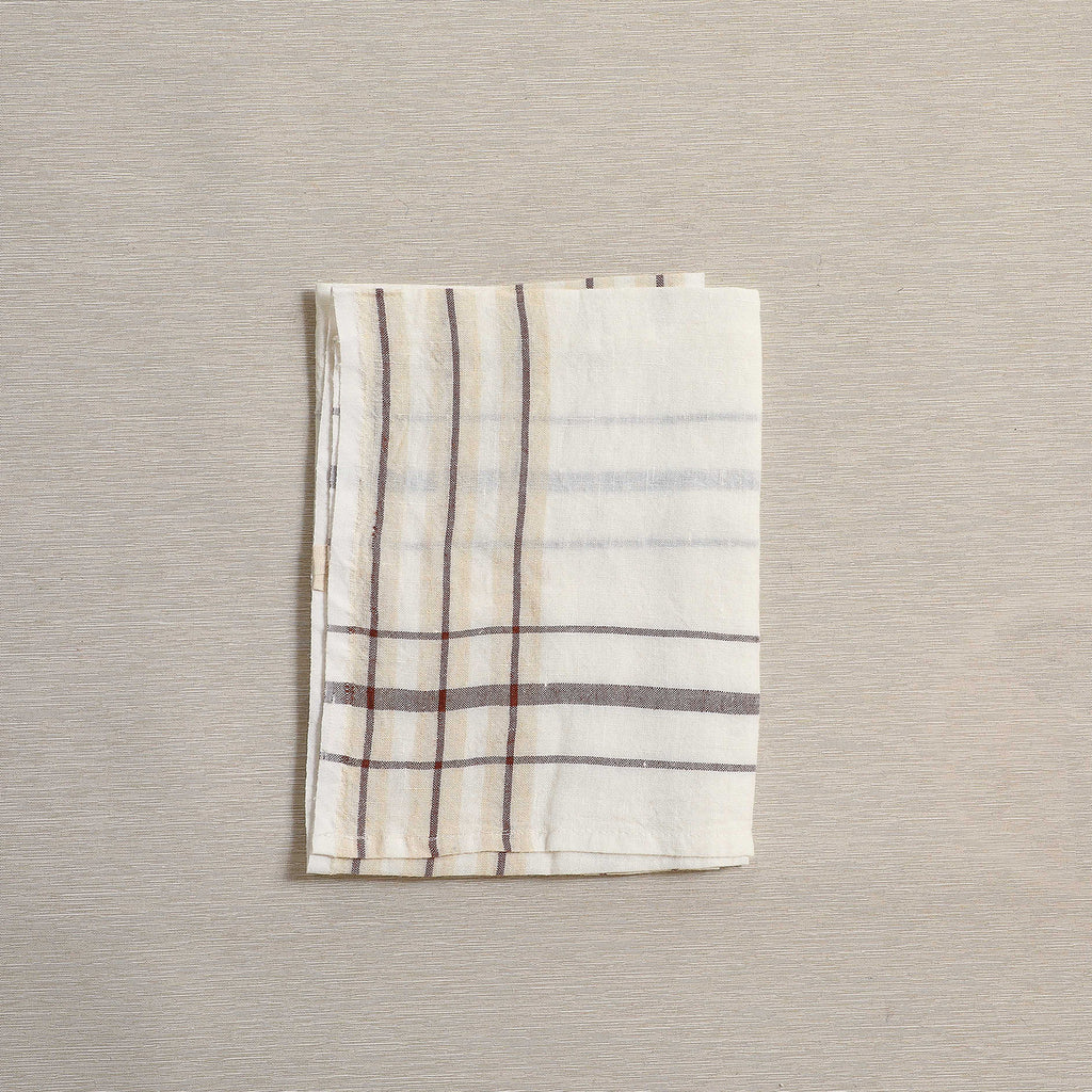 Brogue stripe towel