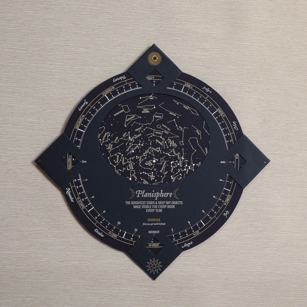 Letterpress star finder (planisphere)