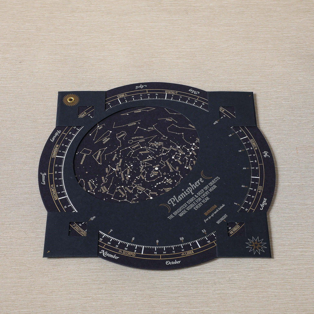 Letterpress star finder (planisphere)