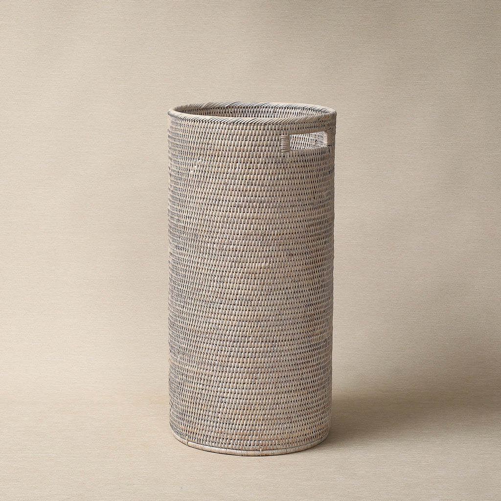 Round rattan  umbrella stand
