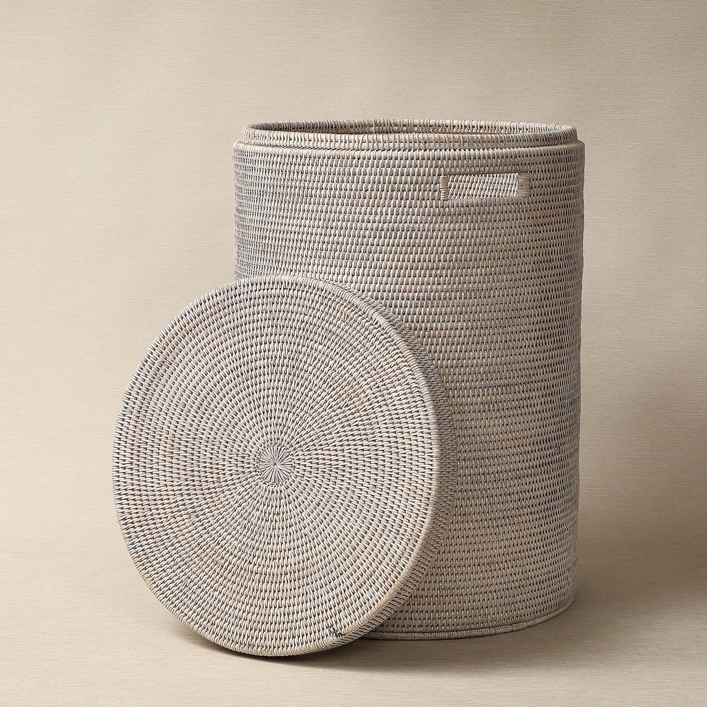 Round Rattan Hampers