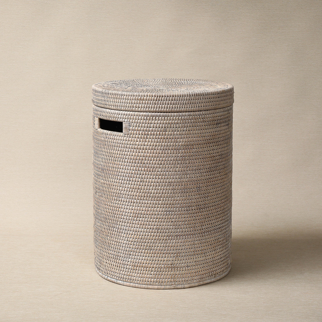 Round Rattan Hampers