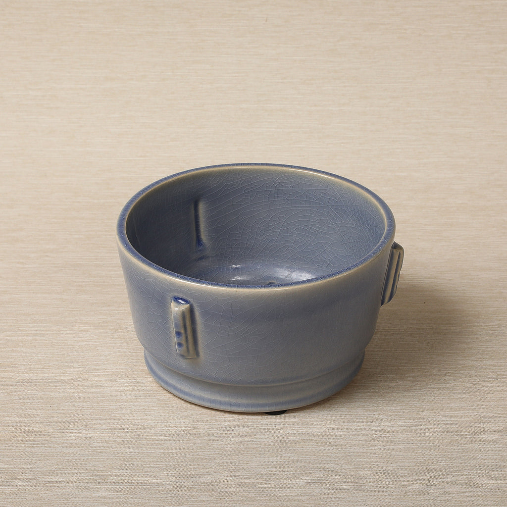 Henri Low bowl in antique blue