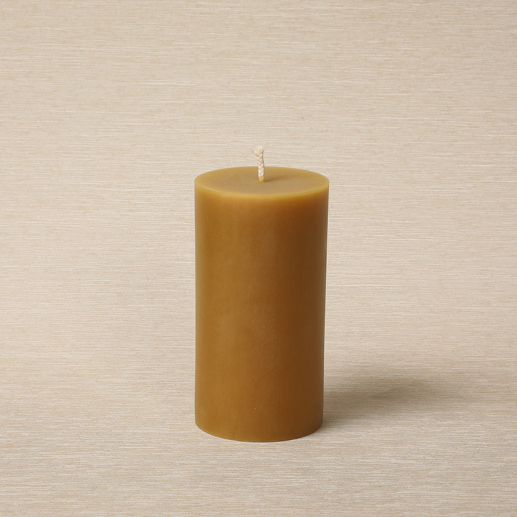 Beeswax Pillar Candle 3" x 6"