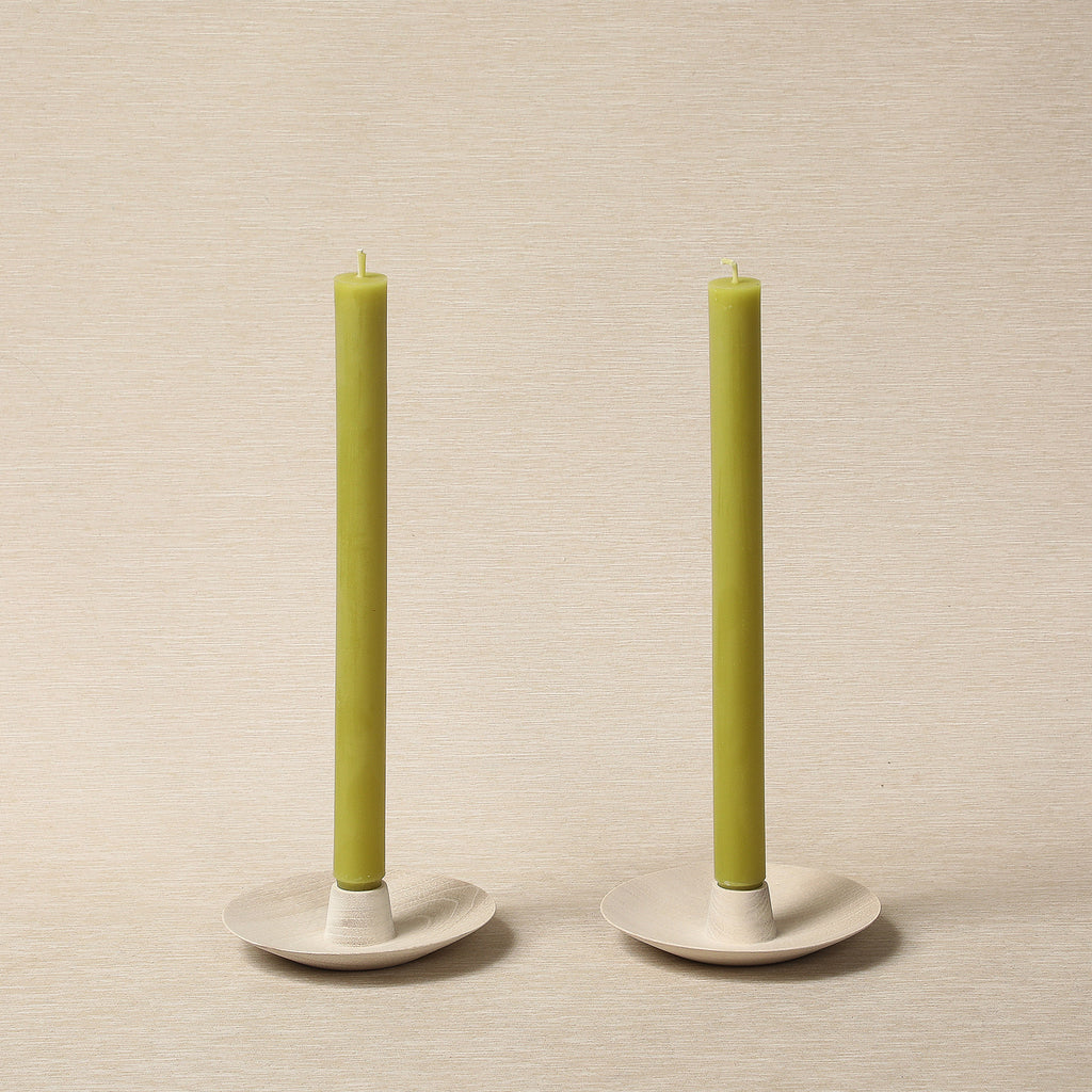 12" Beeswax Church Tapers