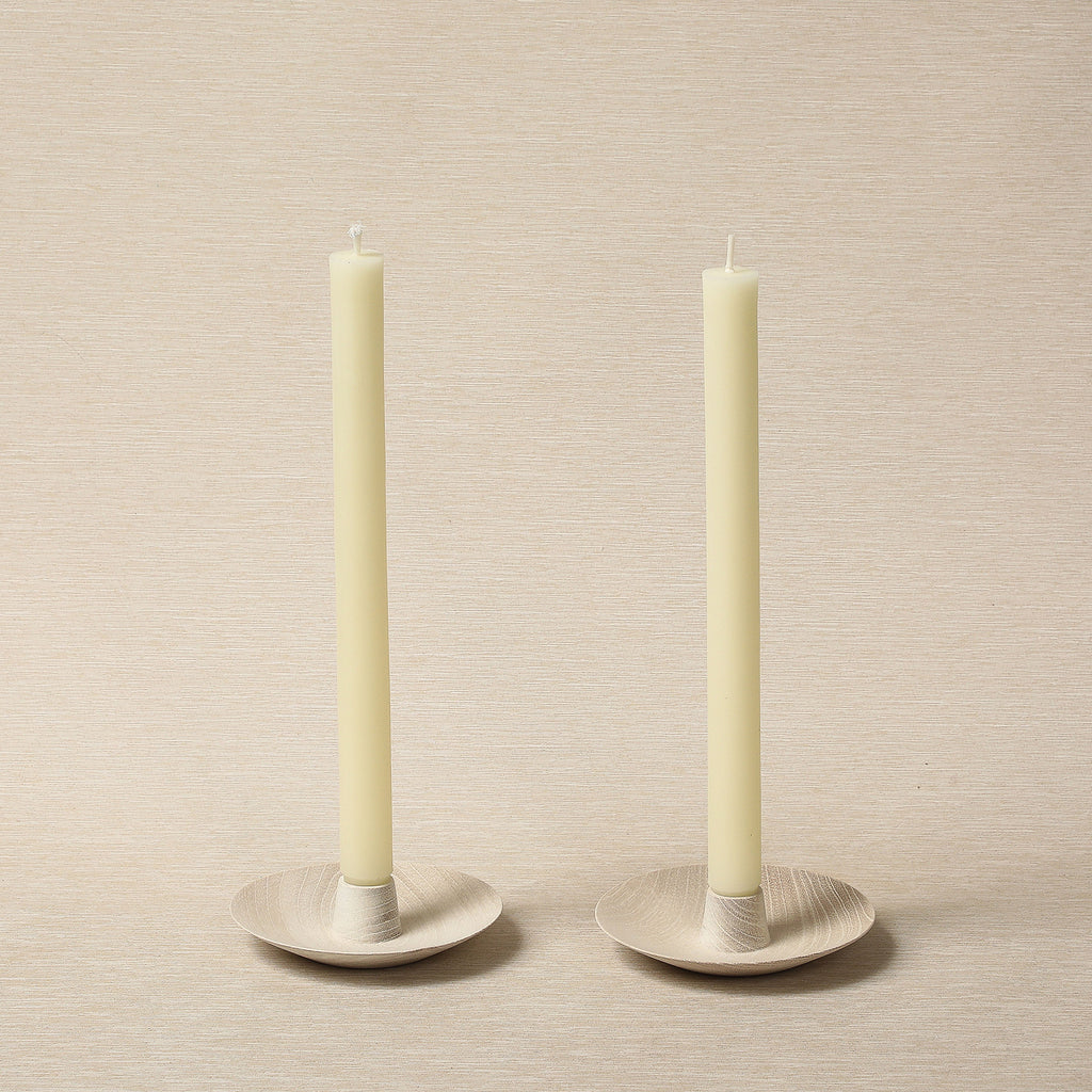 12" Beeswax Church Tapers