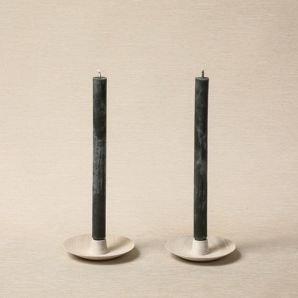 12" Beeswax Church Tapers