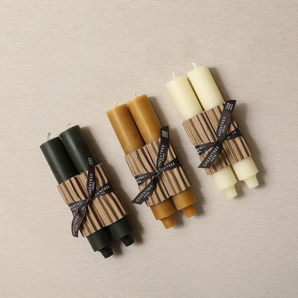 9" column church candles