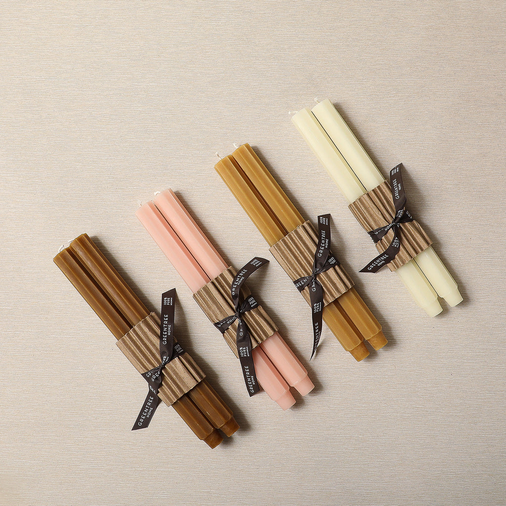 12" Fluted Church Taper Candles