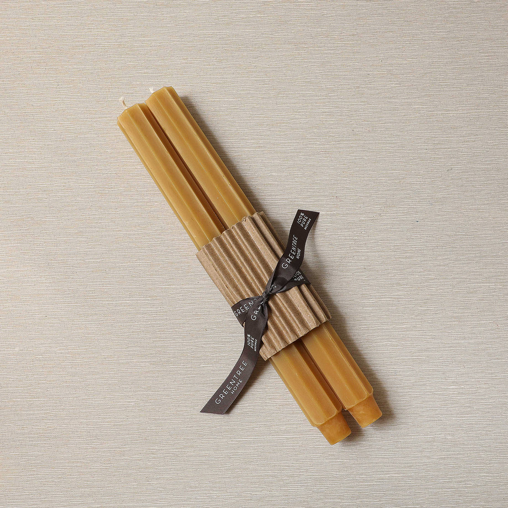12" Fluted Church Taper Candles