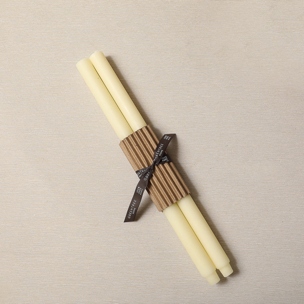 18" Beeswax Church Tapers