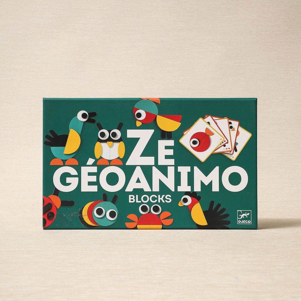 Ze Geoanimo Wooden Tanagram Set