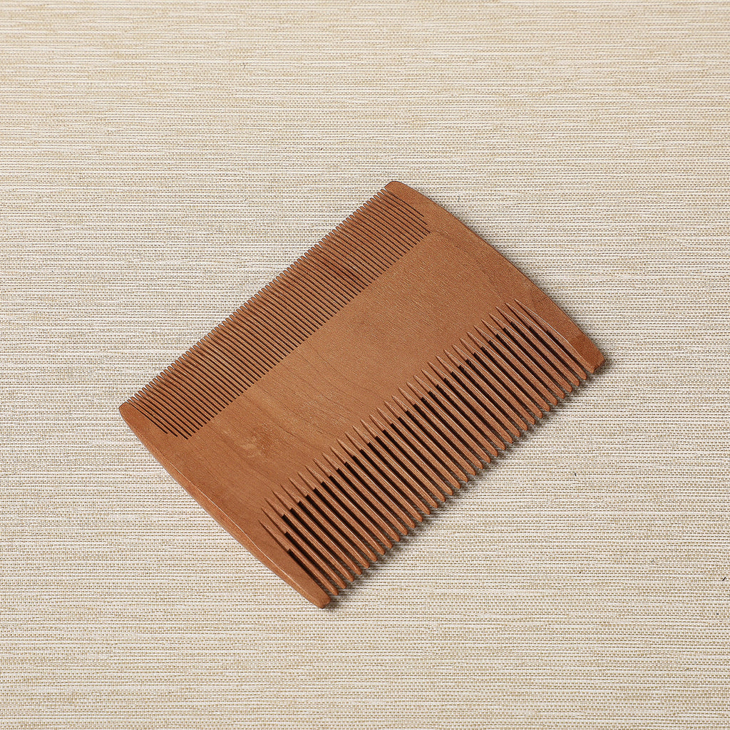 Gentle wood baby comb