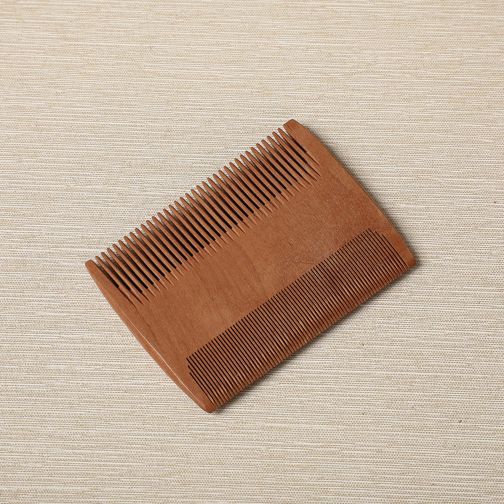 Gentle wood baby comb